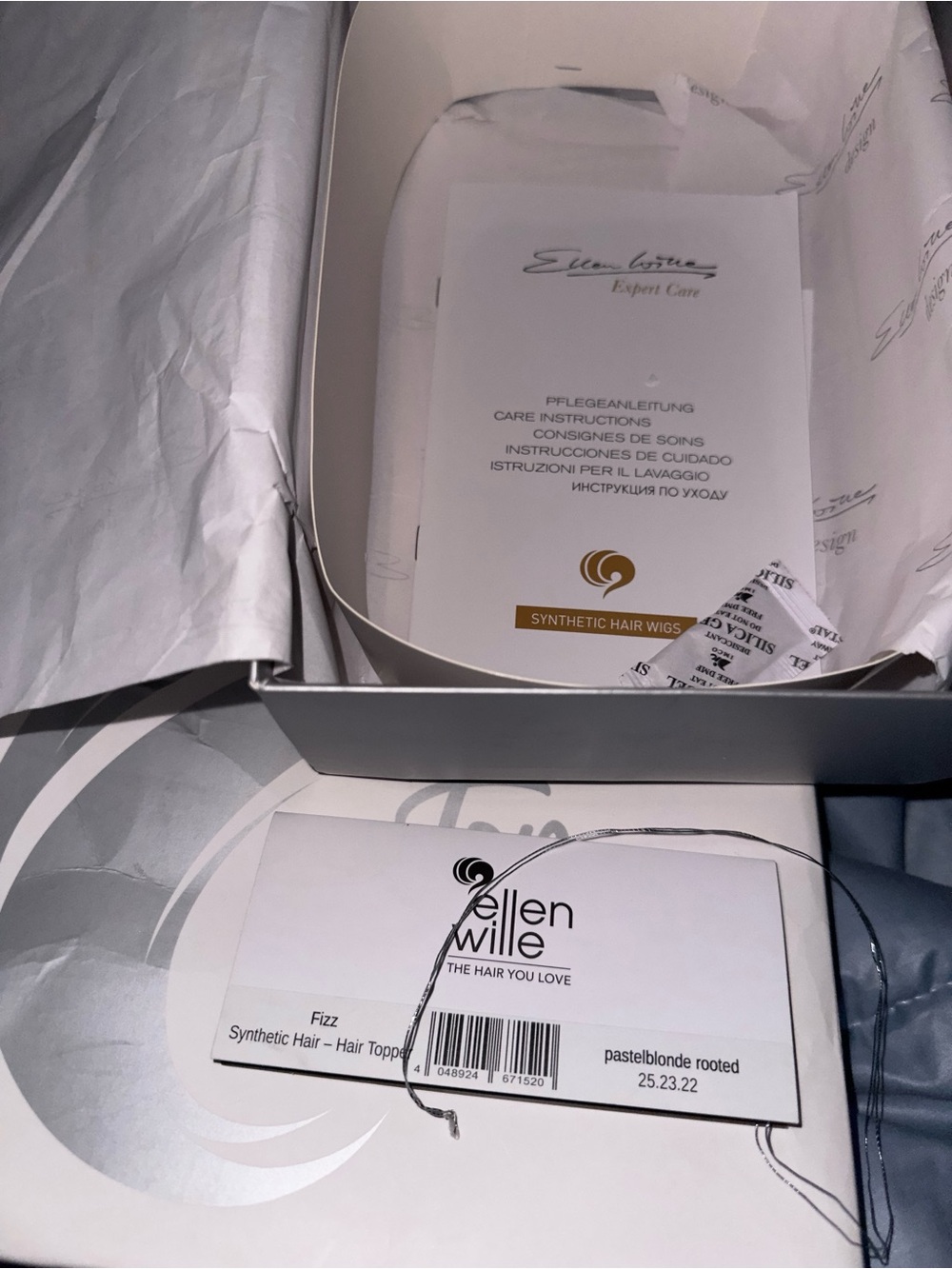 Ellen Wille Fizz Synthetic Hair Topper - Pastel Blonde Rooted